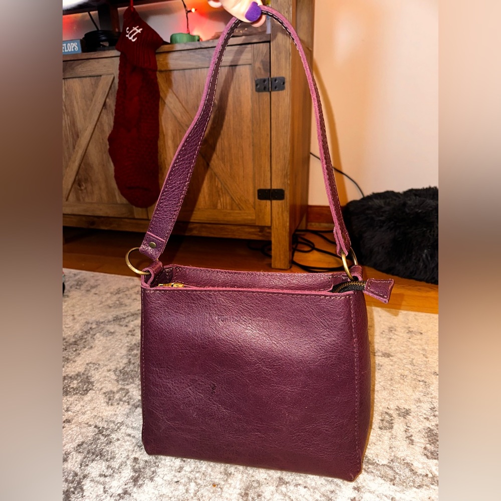 Plum Portland Leather Goods purse